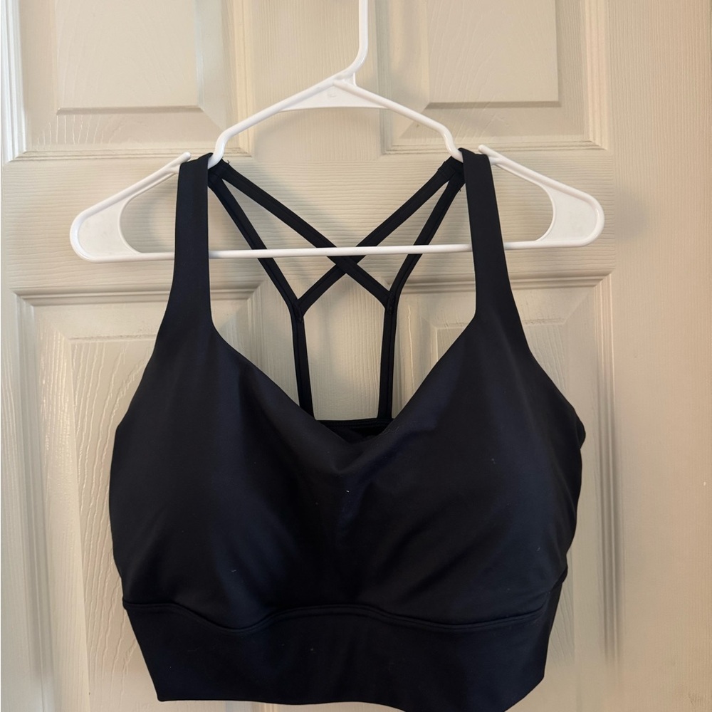 All in Motion Black Crisscross Sports Bra